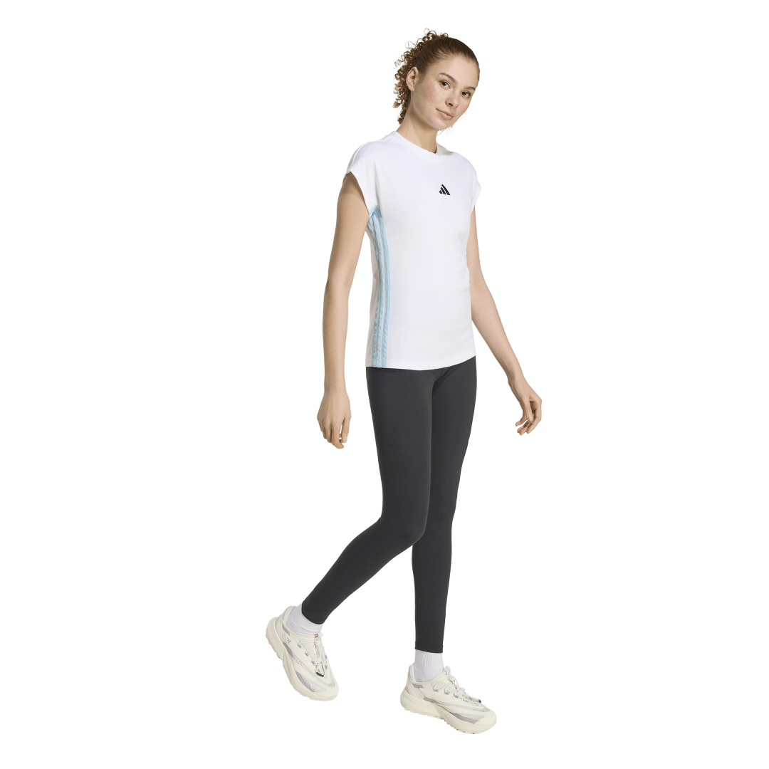 Adidas | Camiseta de tres rayas Essential de Malla Simple