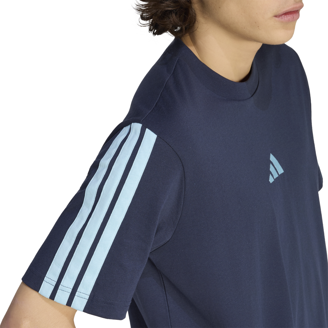 Adidas | Camiseta Essentials 3 Franjas de Tejido de Punto Jersey