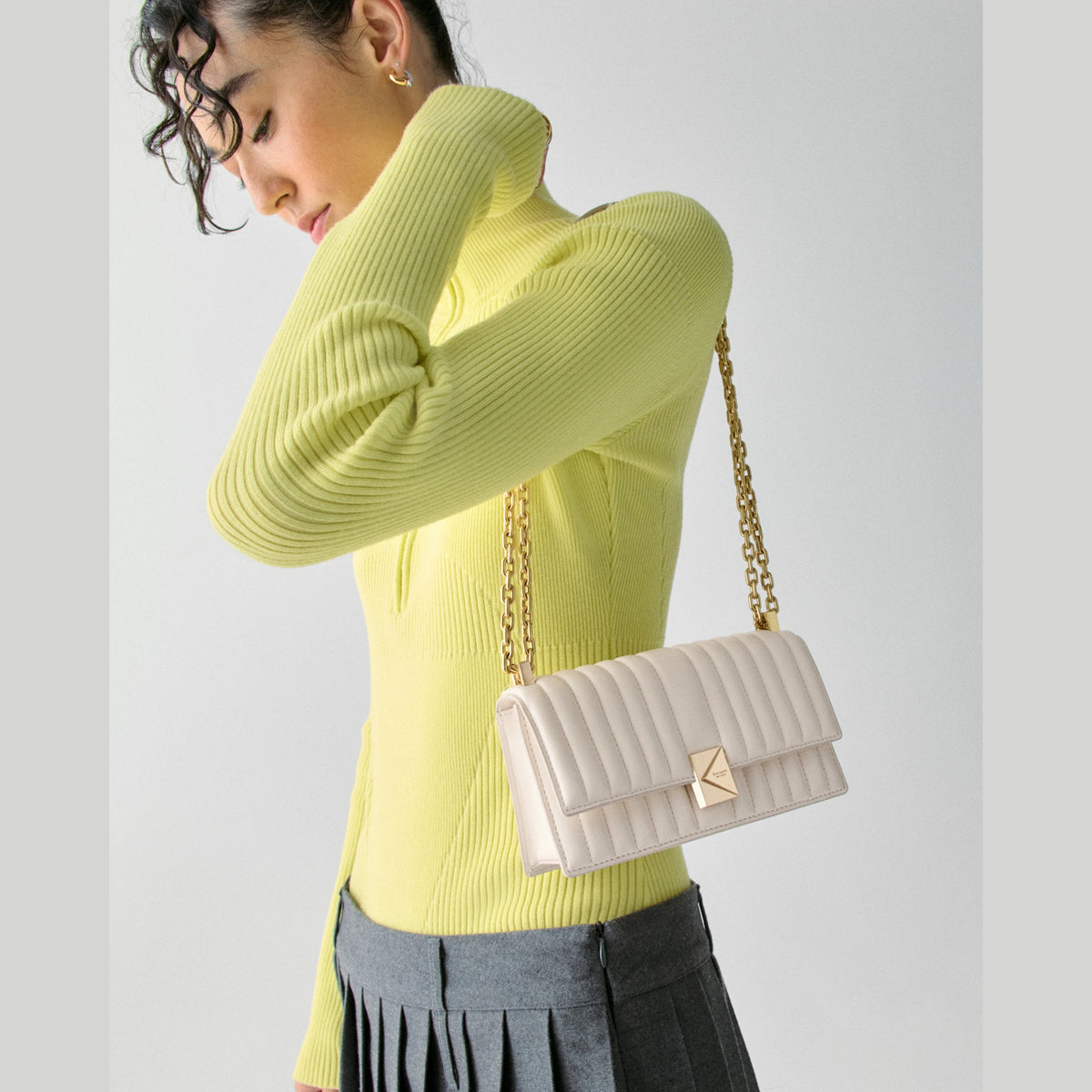 Kate Spade | Mini Bolso Crossbody Deco Acolchado