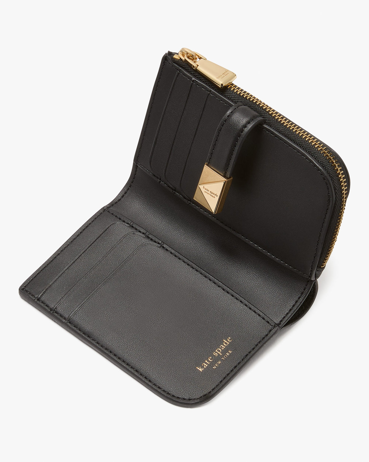 Kate Spade | Billetera Compacta Deco de Cuero
