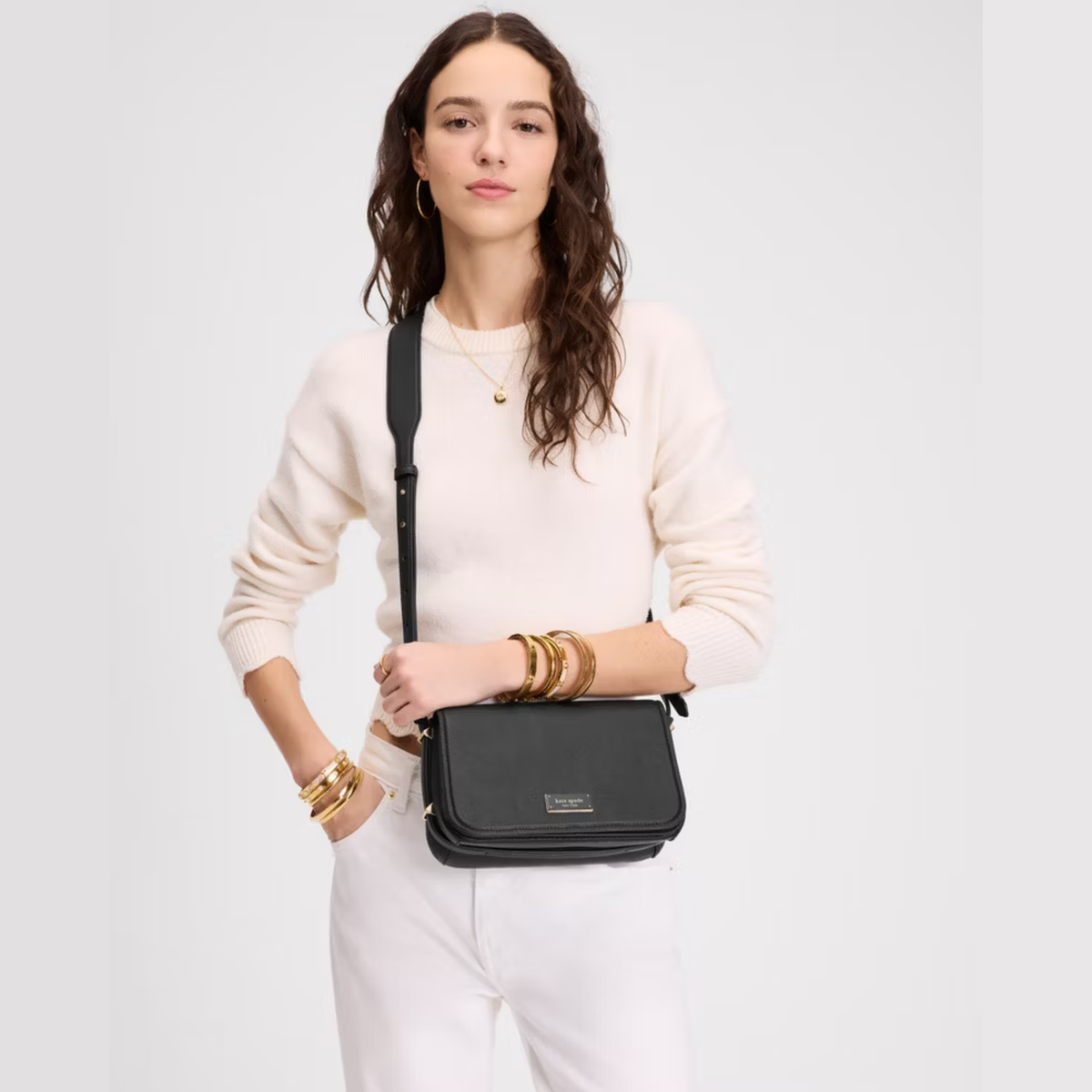 Kate Spade | Bolso crossbody Liv – Negro