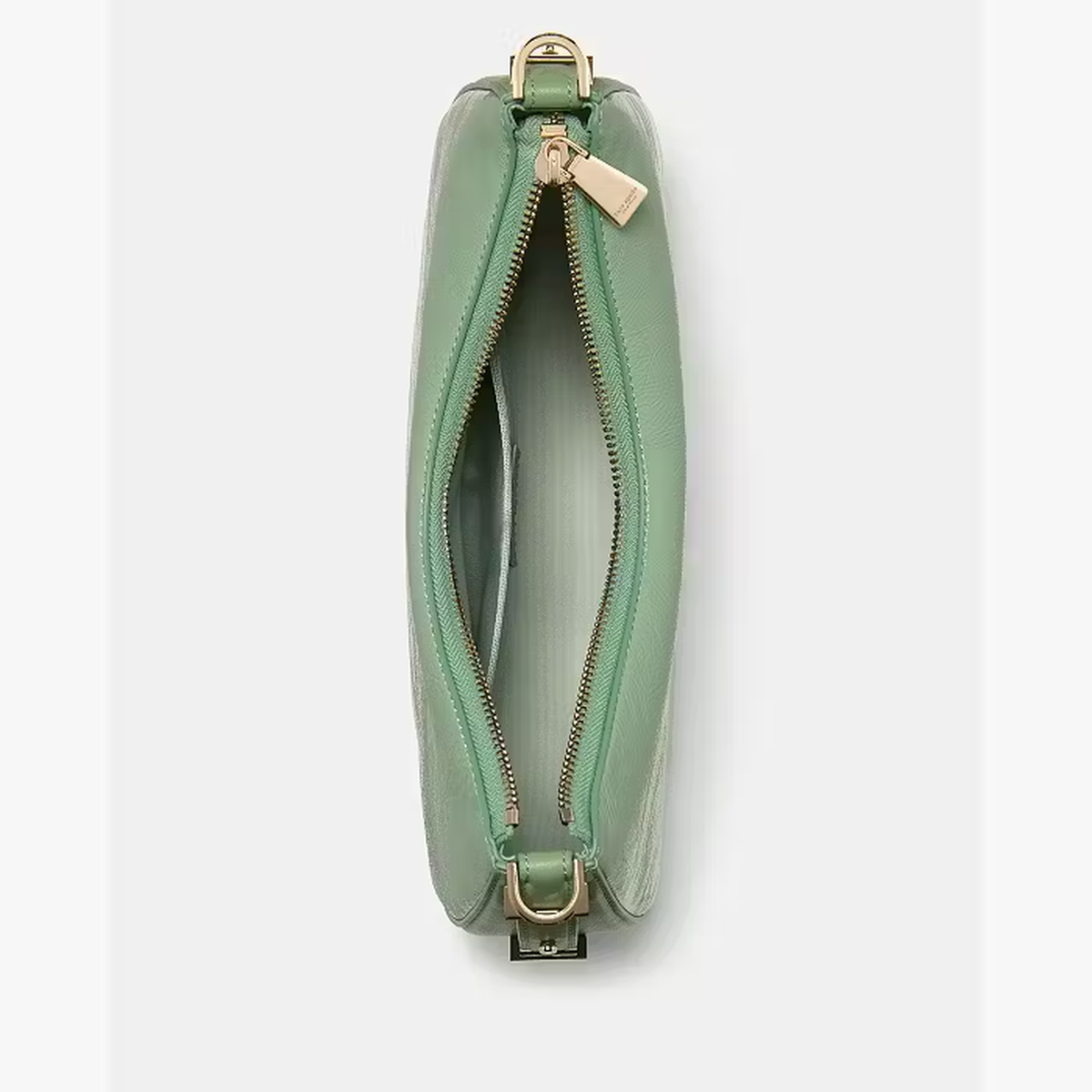 Kate Spade | Bolso de hombro convertible Liv en charol craquelado – Verde salvia