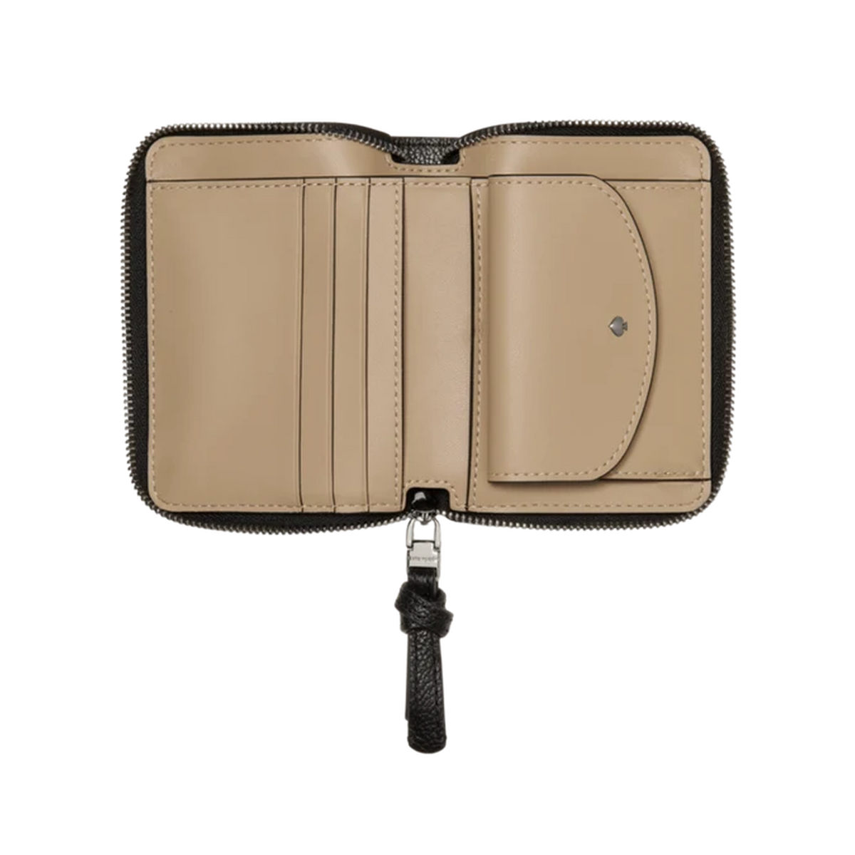 billetera compacta de cuero