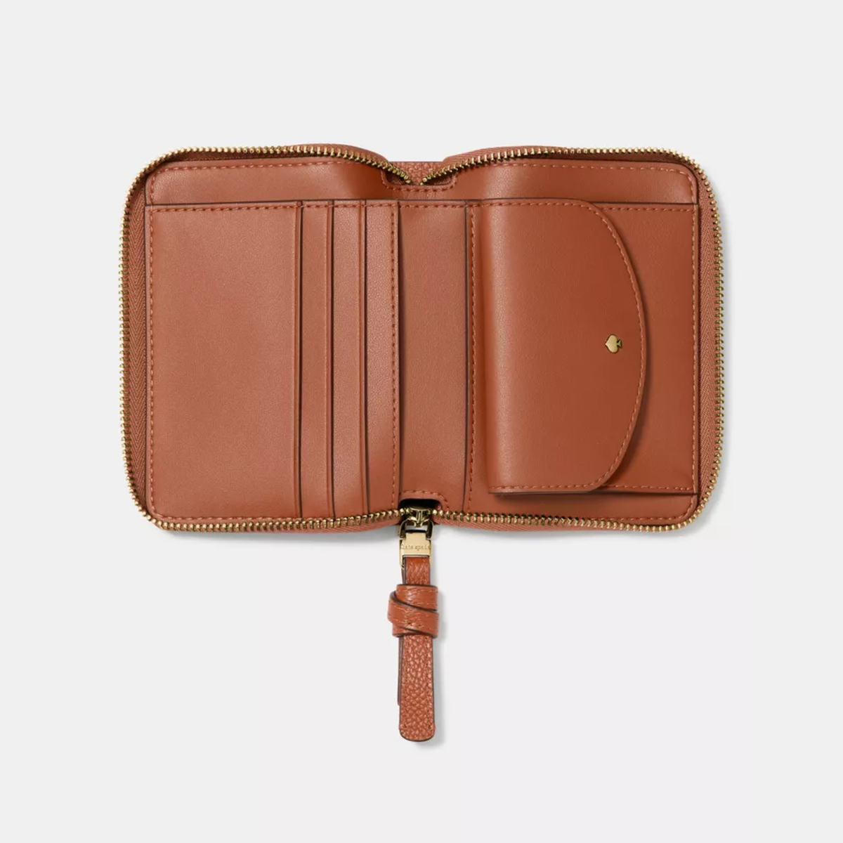 billetera compacta de cuero