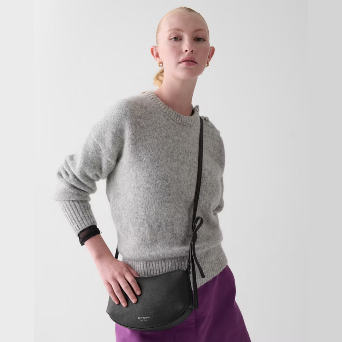 Kate Spade | Bolso crossbody Loop – Negro