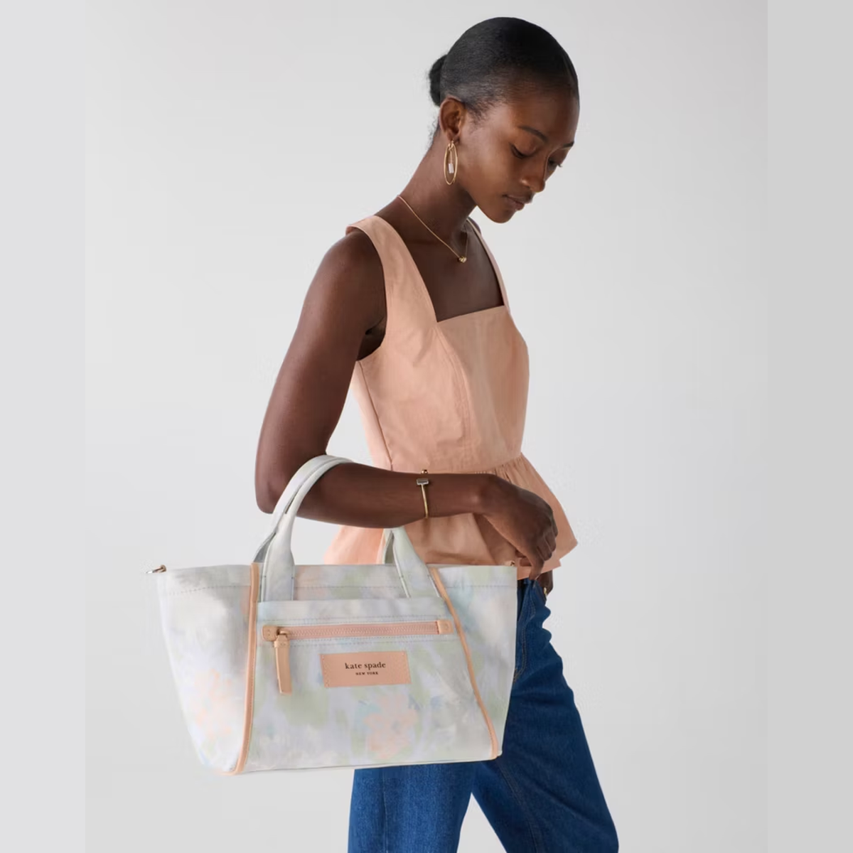 Kate Spade | Tote de lona Dash Hidden Garden – Multicolor