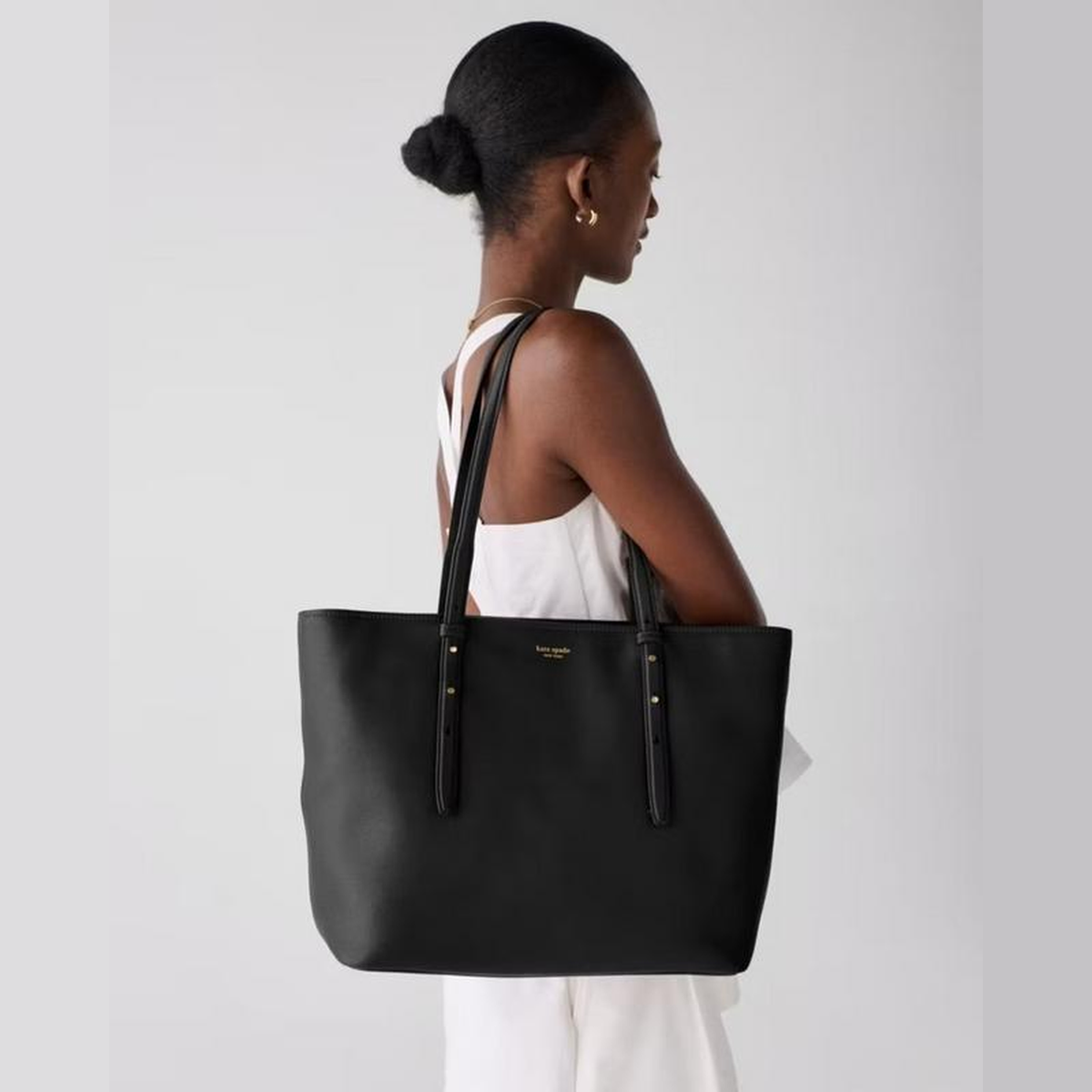 Kate Spade | Tote Do It All con cierre – Negro