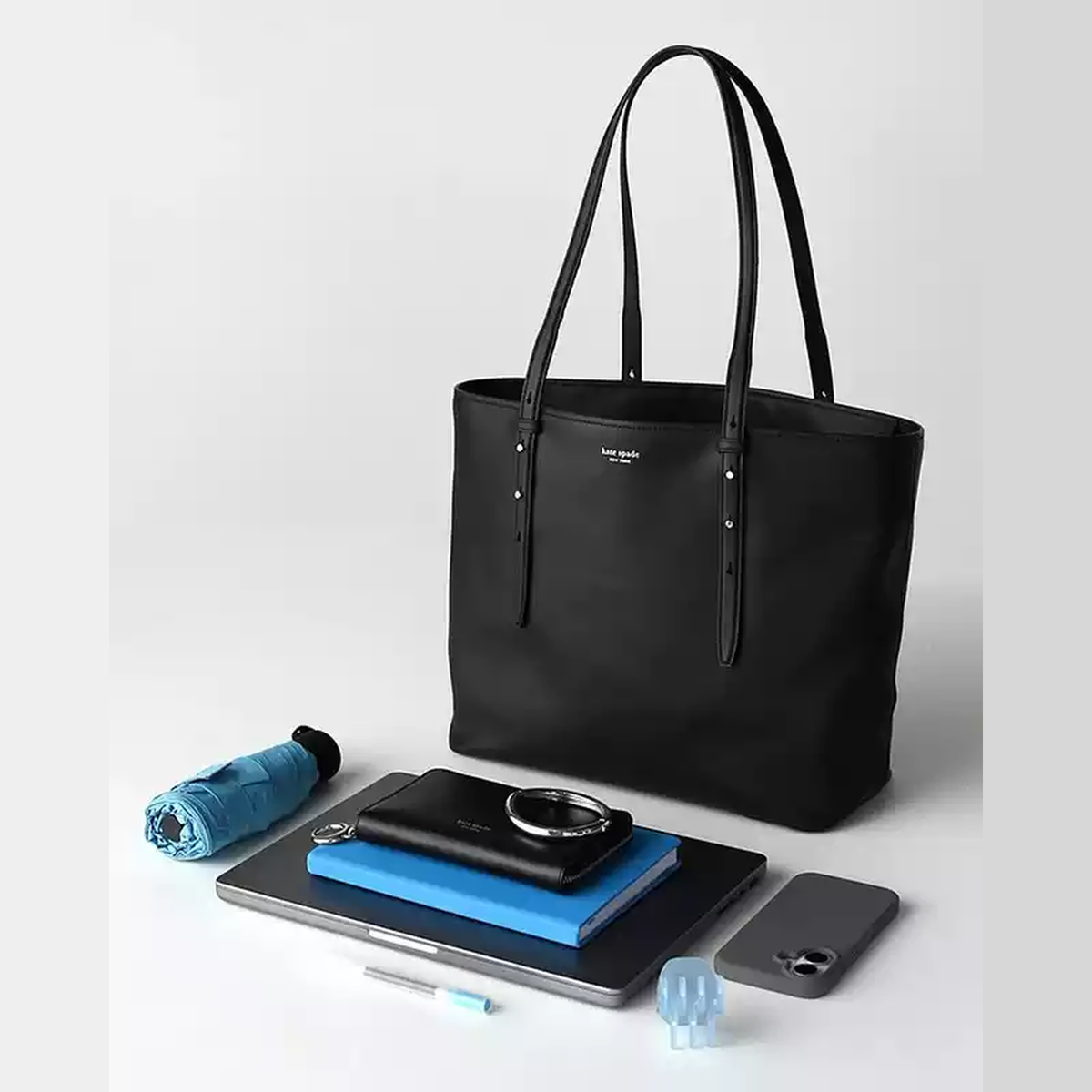 Kate Spade | Tote Do It All con cierre – Negro