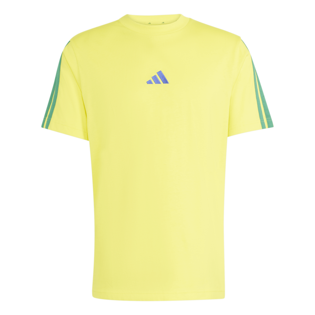 Adidas | Camiseta de Tres Rayas Essential de Malla Simple Caballero