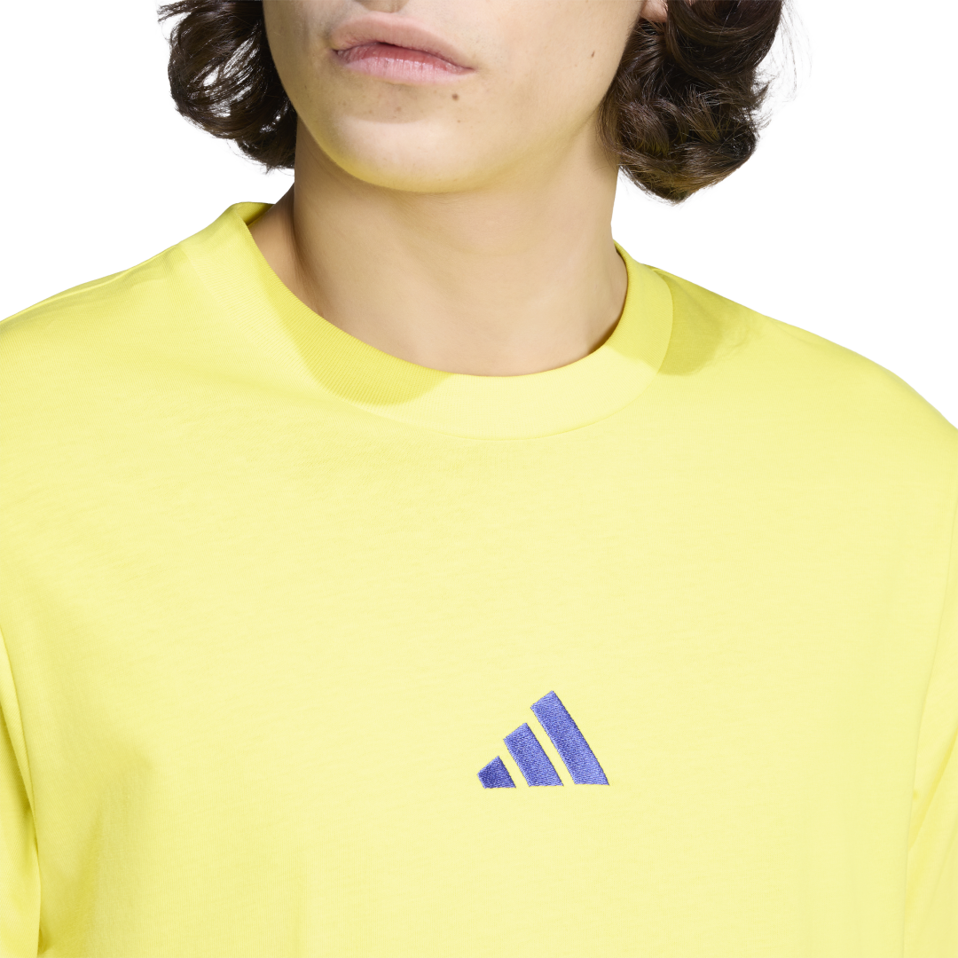 Adidas | Camiseta de Tres Rayas Essential de Malla Simple Caballero