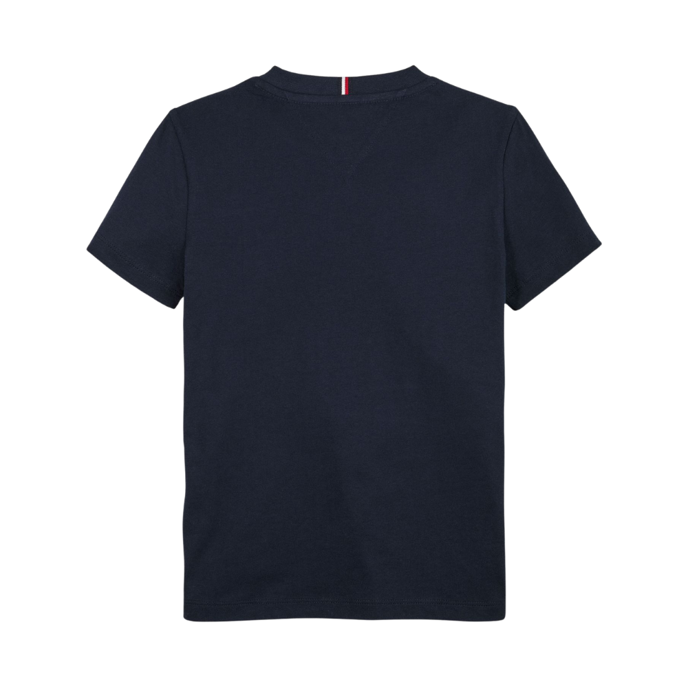 Tommy Hilfiger | Camiseta de Mélange con Monotipo Hilfiger para Niño