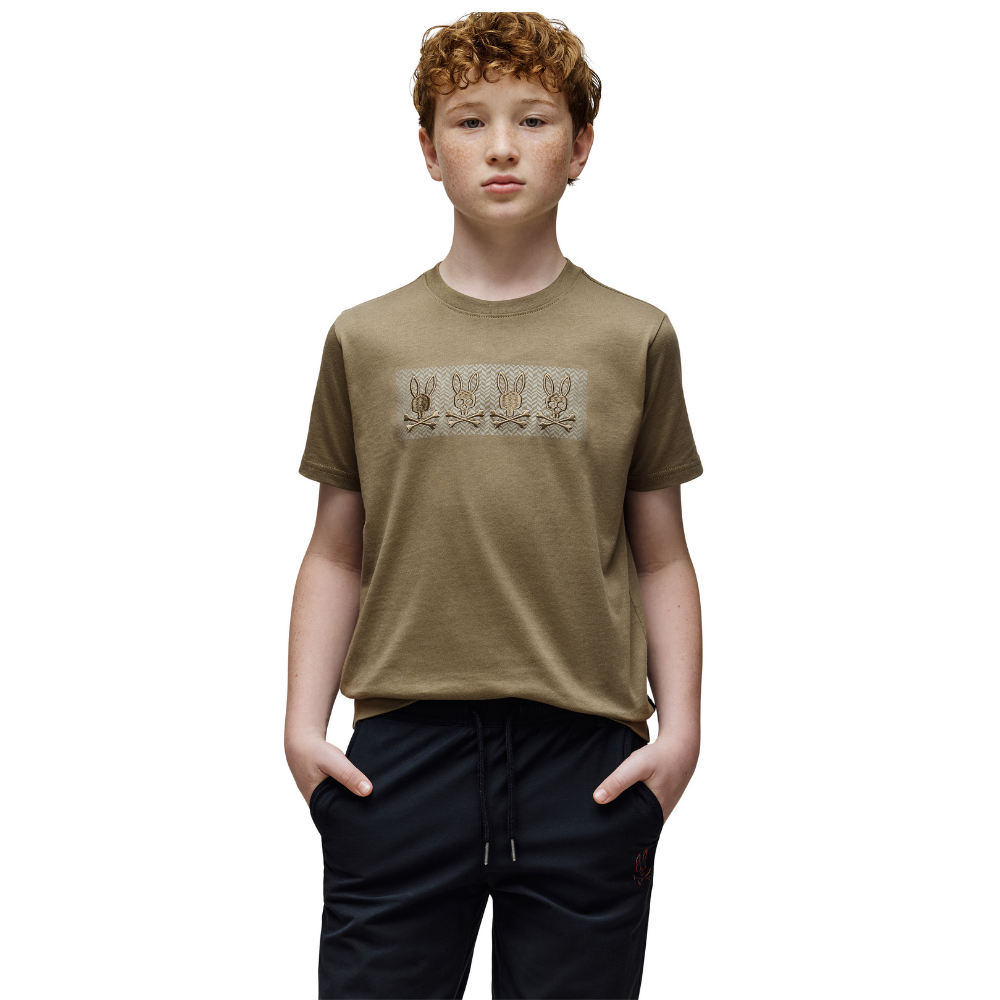 Psycho Bunny | Camiseta Costello Manga Corta para Niños