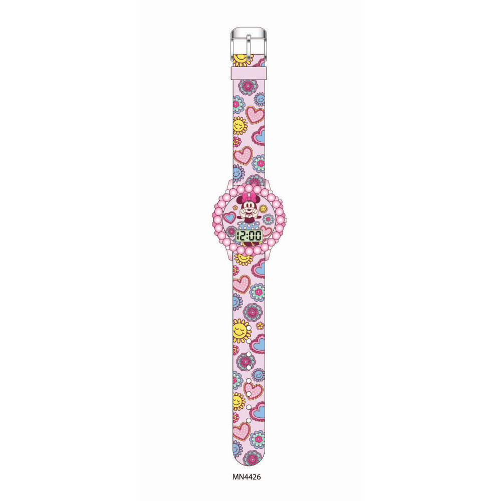 Accutime  | Reloj Minnie Lcd C/Bisel