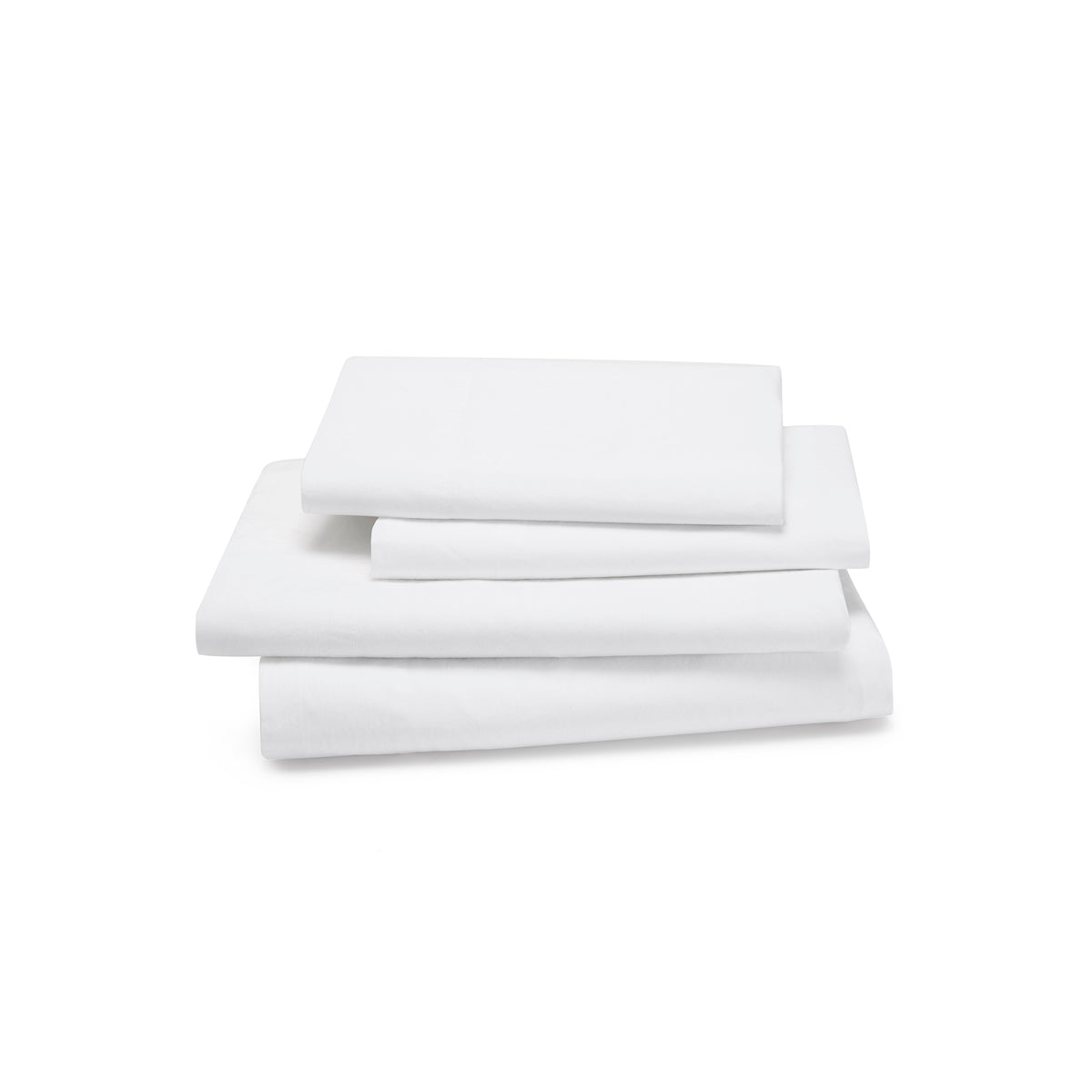 Kassatex Premium | Set Sábanas Blanco 100% Algodón Satinado