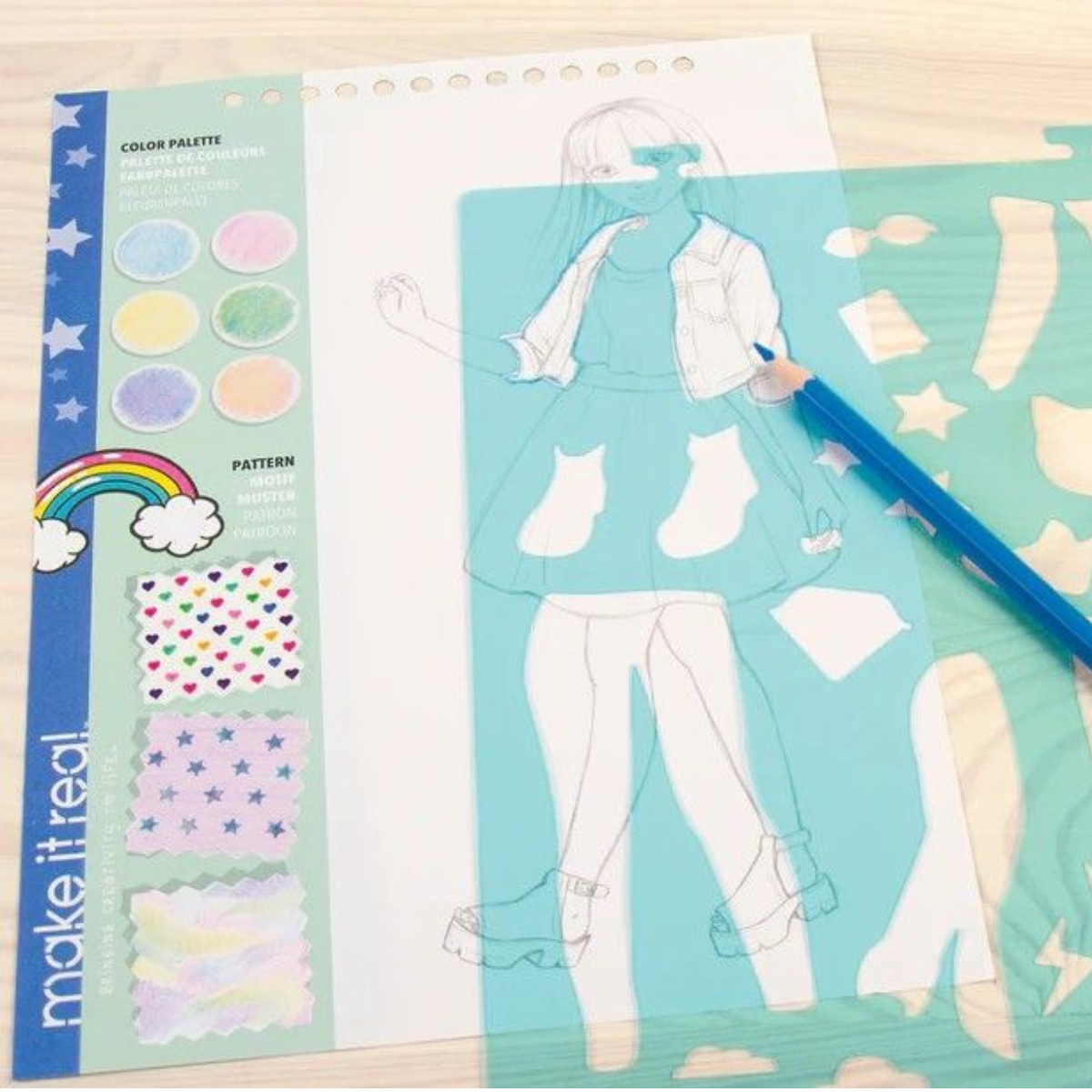 Make It Real | Fashion Design Sketchbook Digital Dream.