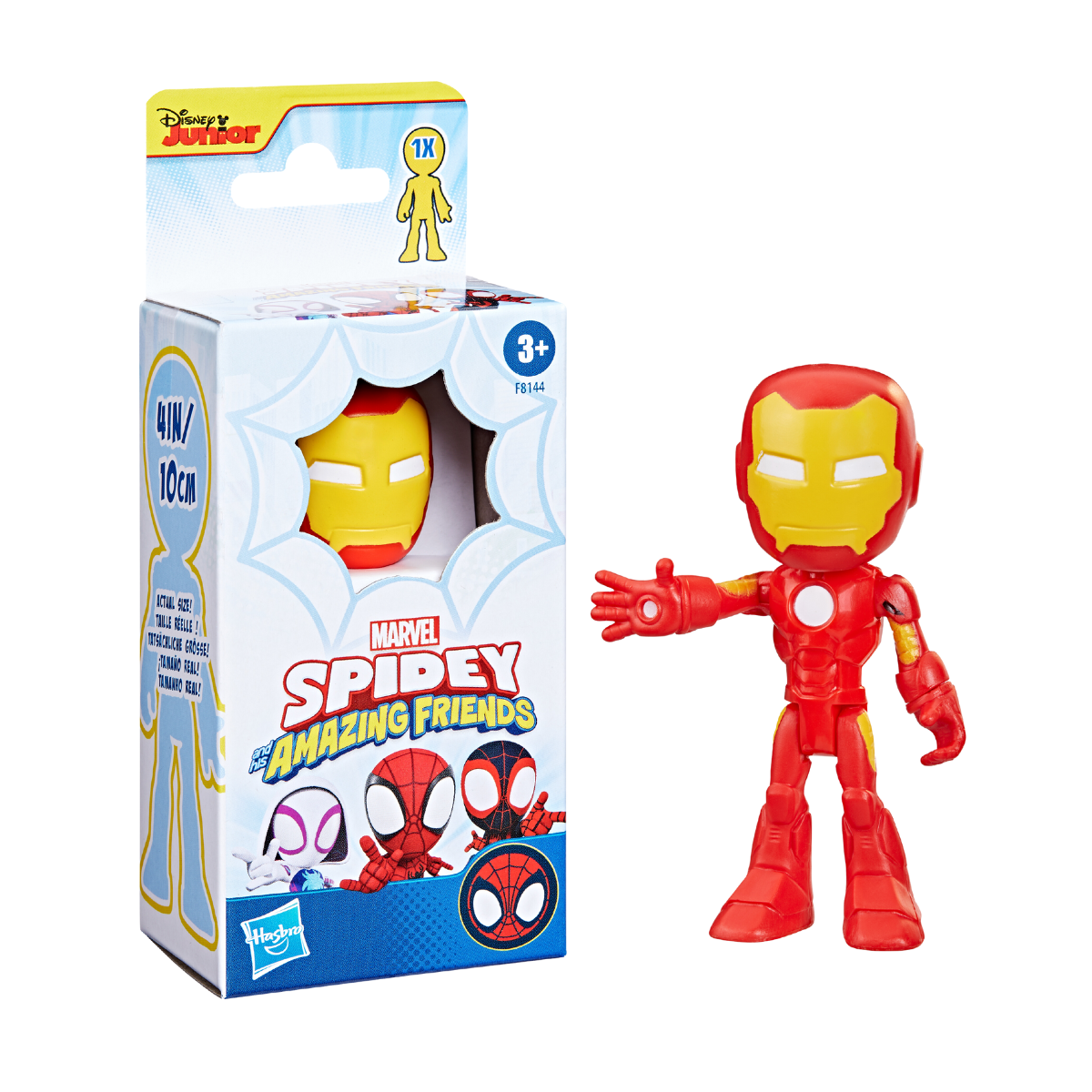 Marvel Spidey Set 7 Figure Supereroi – Spidey, Ghost-Spider, Miles Morales, Ms. Marvel, Hulk, Pantera Nera, Articolate, Regalo Bambini