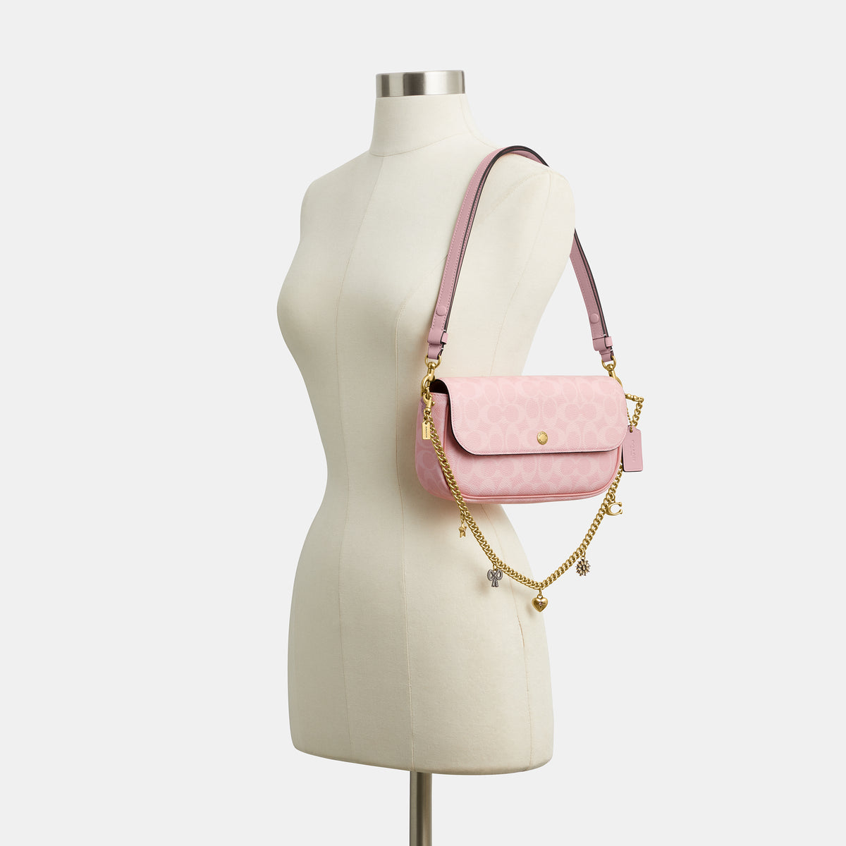 Coach | Bolso Brook con cadena en lona Signature y caja de regalo