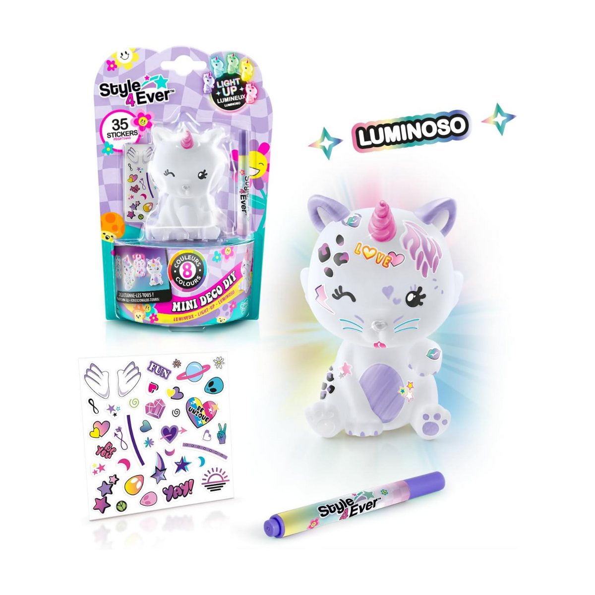 Mini Deco Do It Yourself Light Up Surtido