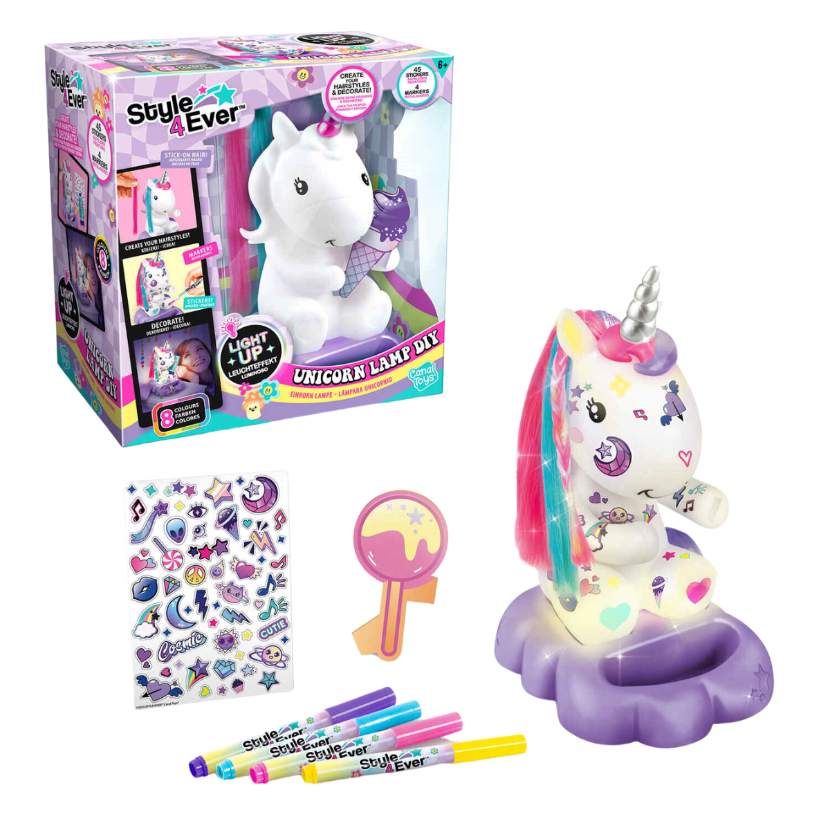 Style 4 Ever | Lámpara de Unicornio