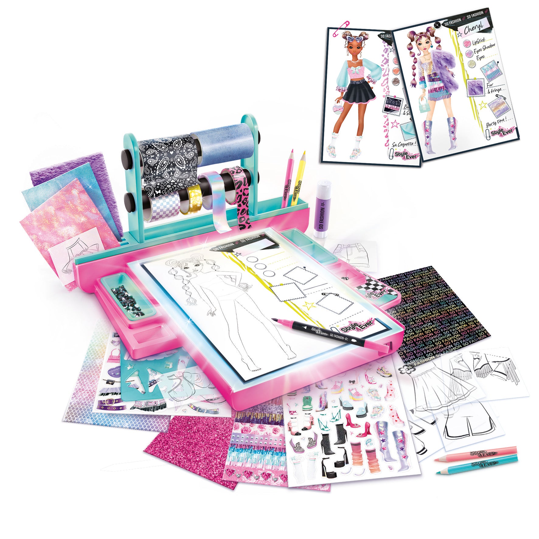vamei Diseña la Moda Niñas, Juegos Regalos Niñas 7 8 9 10 11 12 años, Kit Costura Fashion Designer Studio con Telas, Maniquíes & Lápices, Estudio de Moda Manualidades Juguetes para Niñas vamei Diseña la Moda Niñas, Juegos Regalos Niñas 7 8 9 10 11 12 años, Kit Costura Fashion Designer Studio con Telas, Maniquíes & Lápices, Estudio de Moda Manualidades Juguetes para Niñas