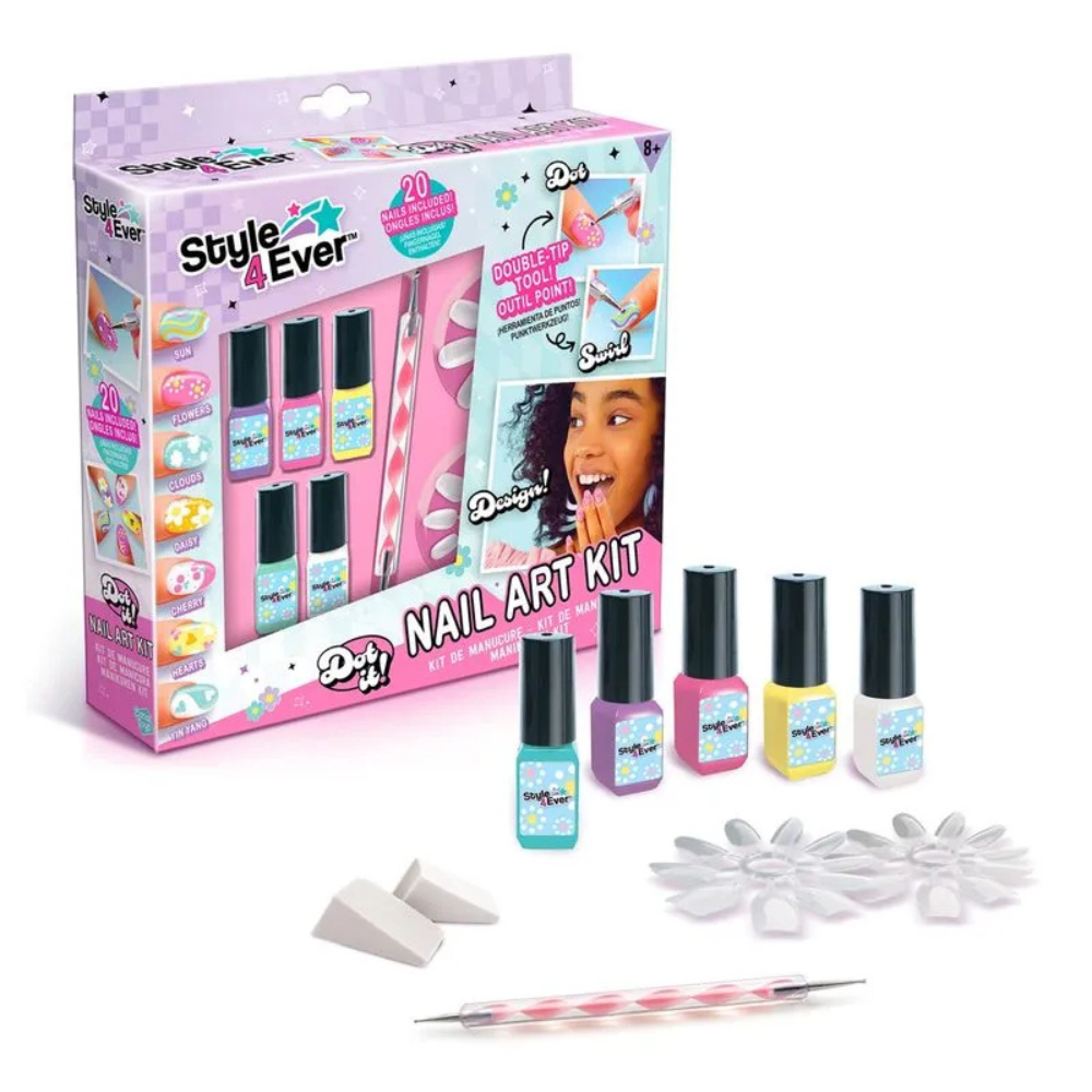 Canal Toys | Nail Art Kit – Kit Creativo para Decoración de Uñas