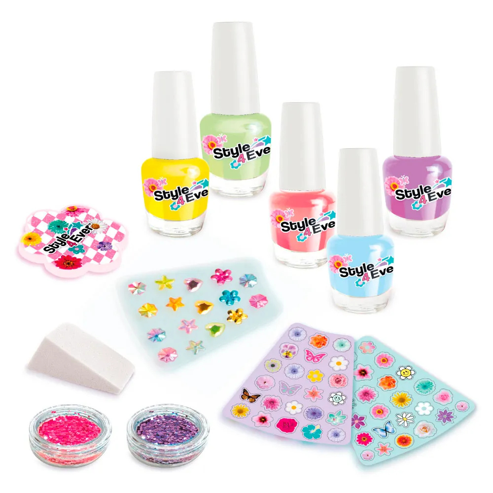 Canal Toys | Nail Art Kit – Kit Creativo para Decoración de Uñas