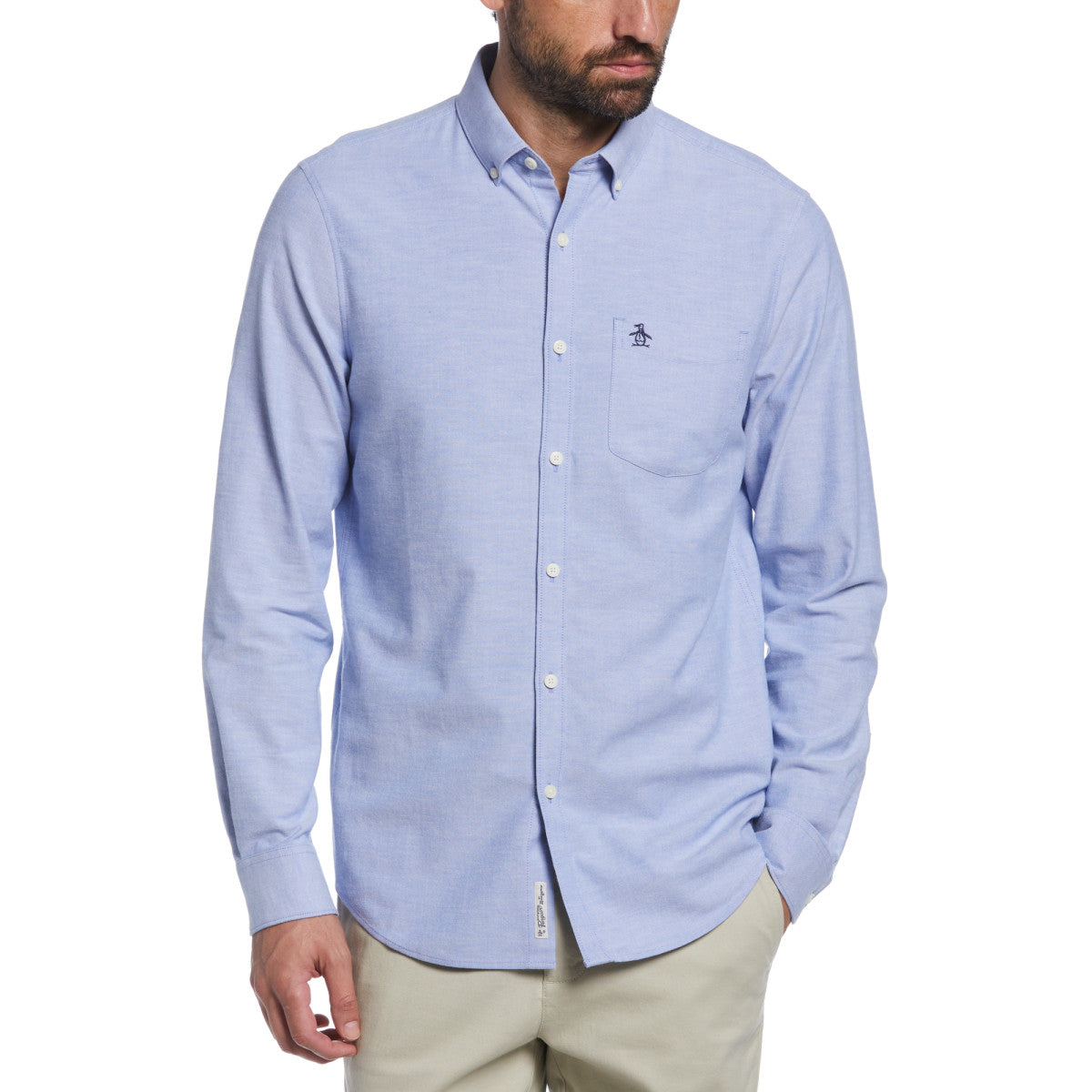 Camisa Manga Larga Elástica Oxford Ecovero™