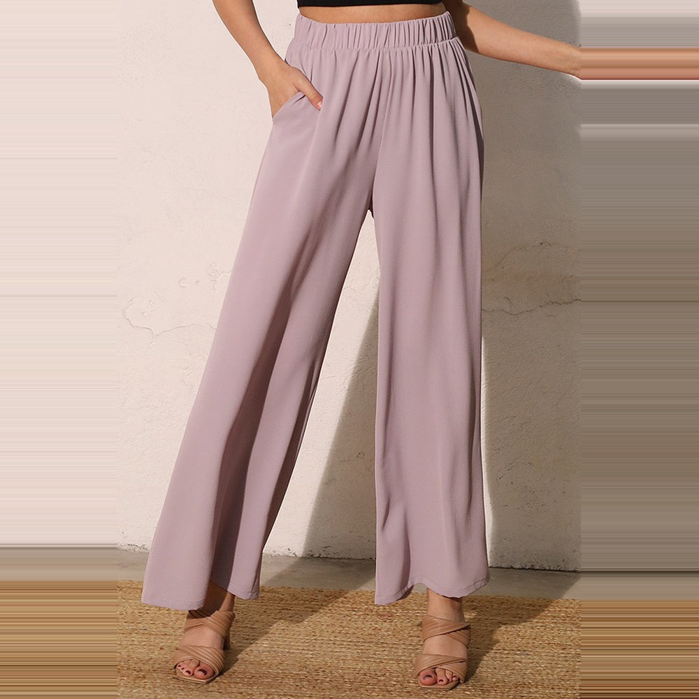 Pantalón de Cuadros con Bolsillos para Dama