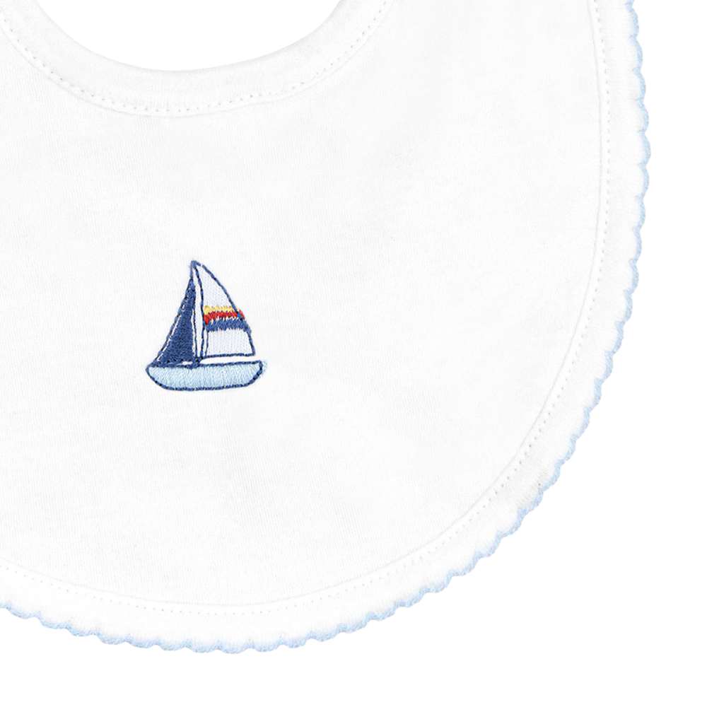 LydaBaby | Babero Small Sailboats para Bebé