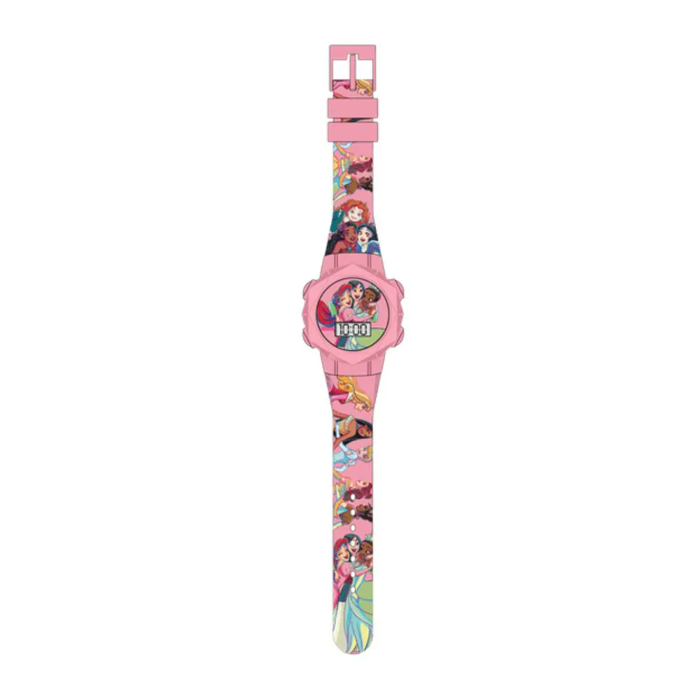 Accutime | Reloj de Princesas LCD Parpadeante Rosado
