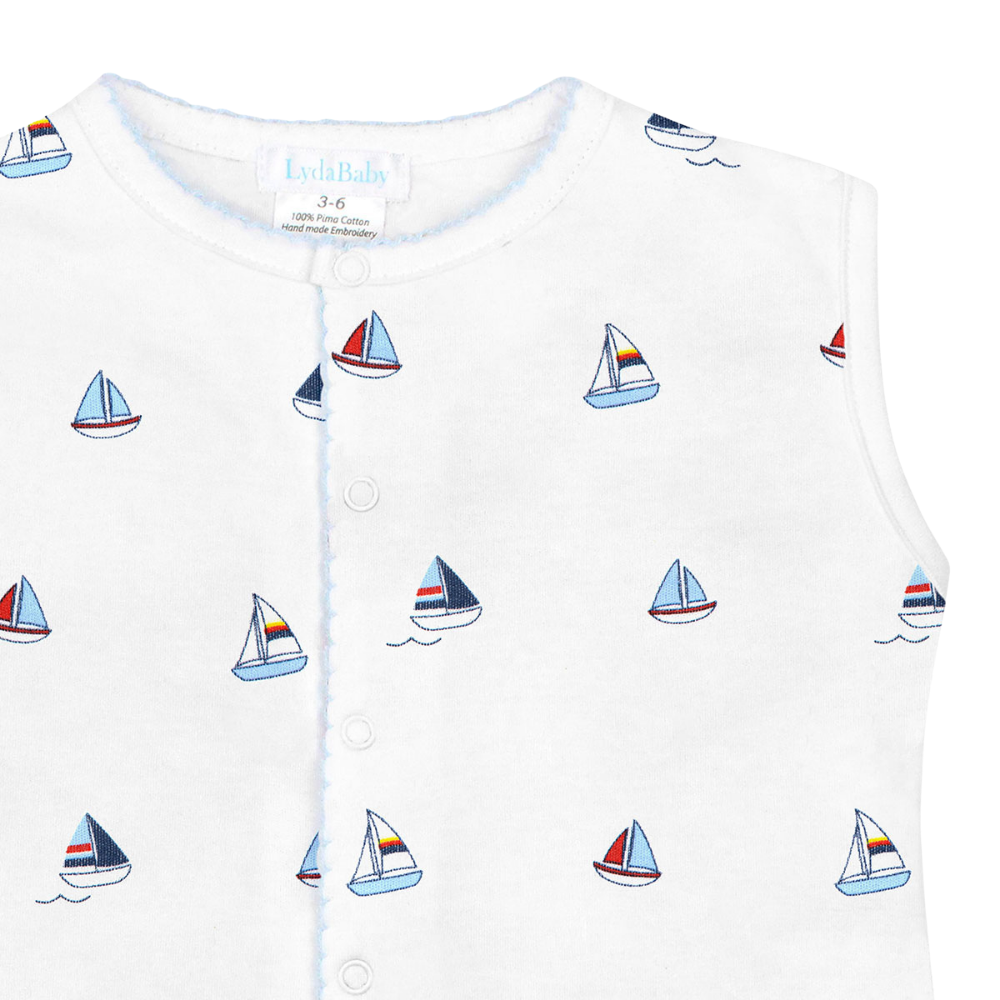 LydaBaby | Body Corto Small Sailboats para Bebé