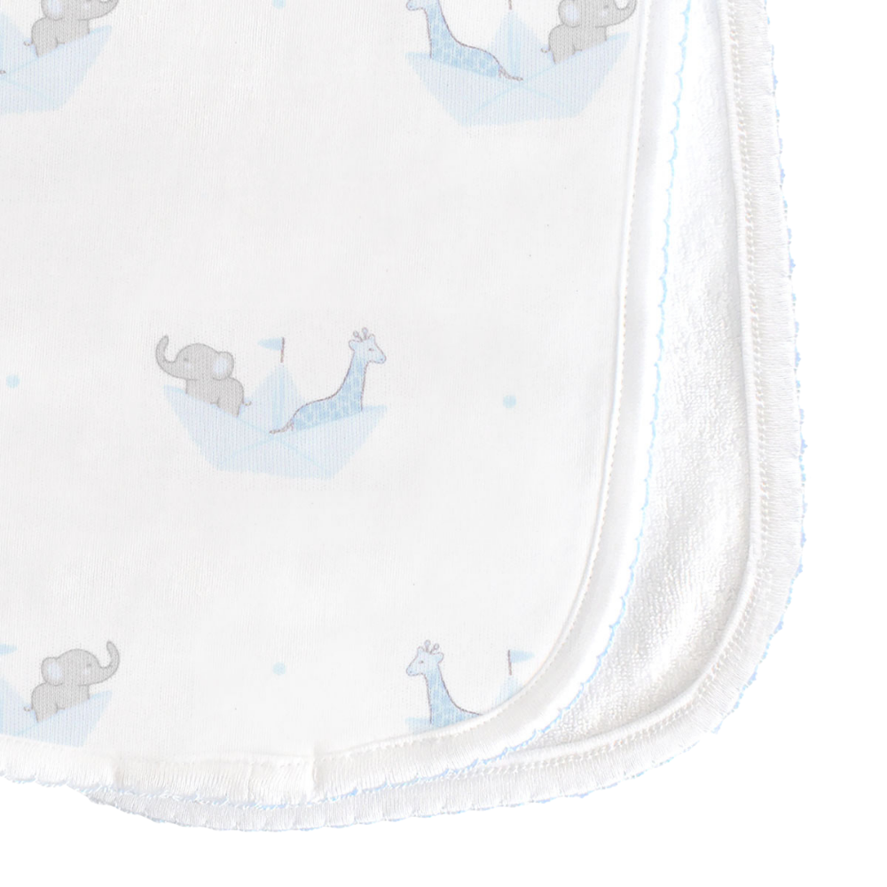 LydaBaby | Paño de Eructar Animals In The Boat para Bebé