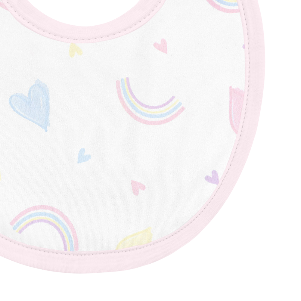 LydaBaby | Babero Hearts And Rainbows para Bebé