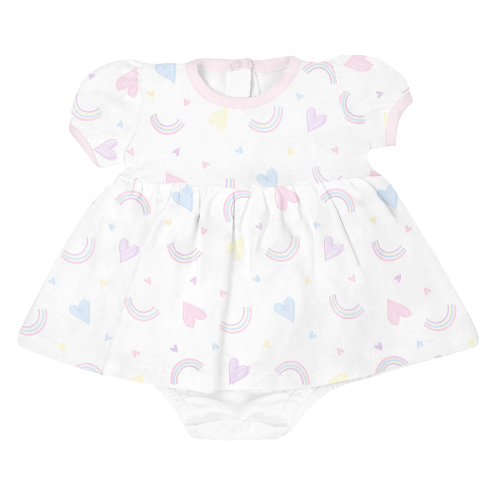 LydaBaby | Body Corto Hearts And Rainbows para Bebé