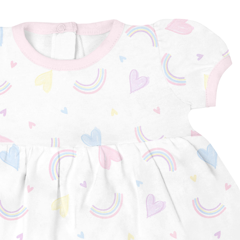 LydaBaby | Body Corto Hearts And Rainbows para Bebé