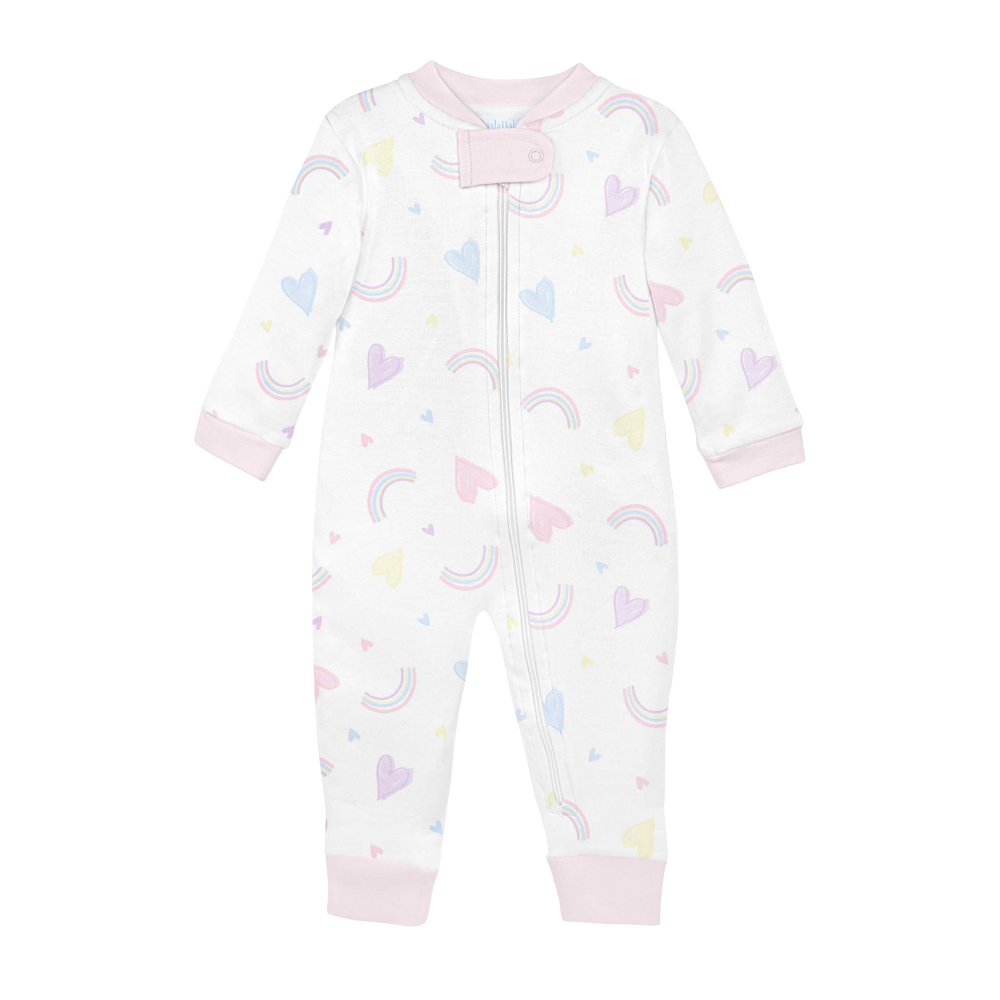 LydaBaby | Enterizo con Cierre Hearts And Rainbows para Bebé