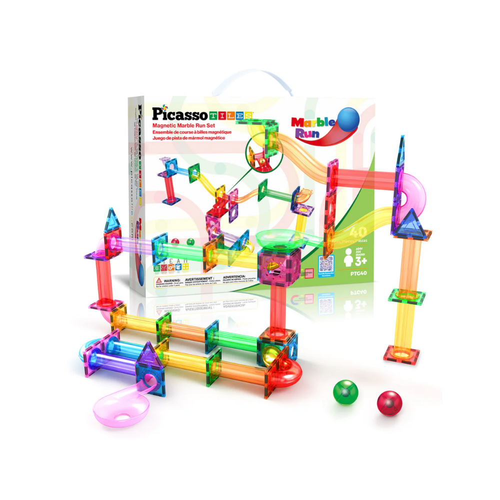 Picasso Tiles | Juego de Conexión Marble Run 40pc