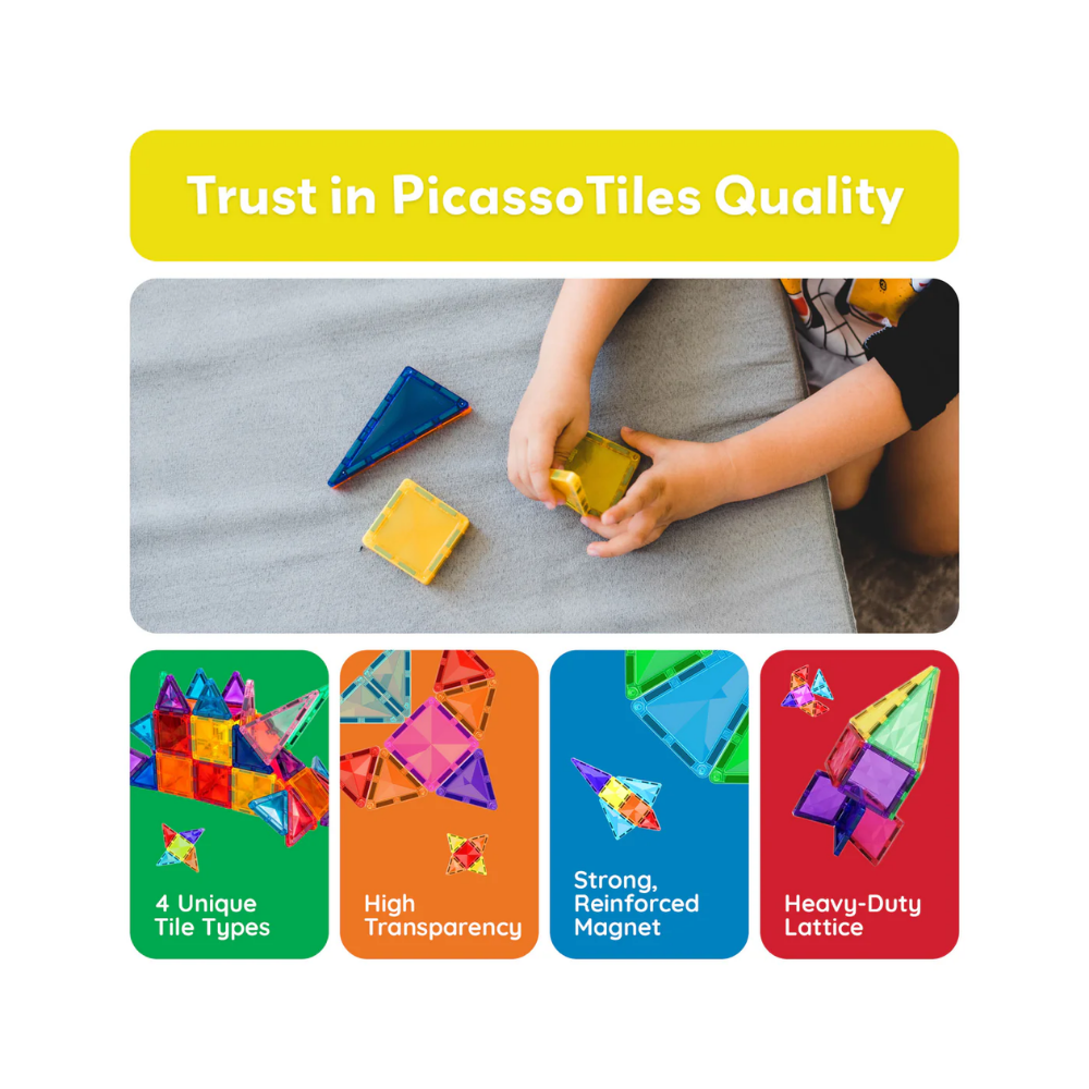Picasso Tiles | Juego de Azulejos Mini Diamond Travel 40pc