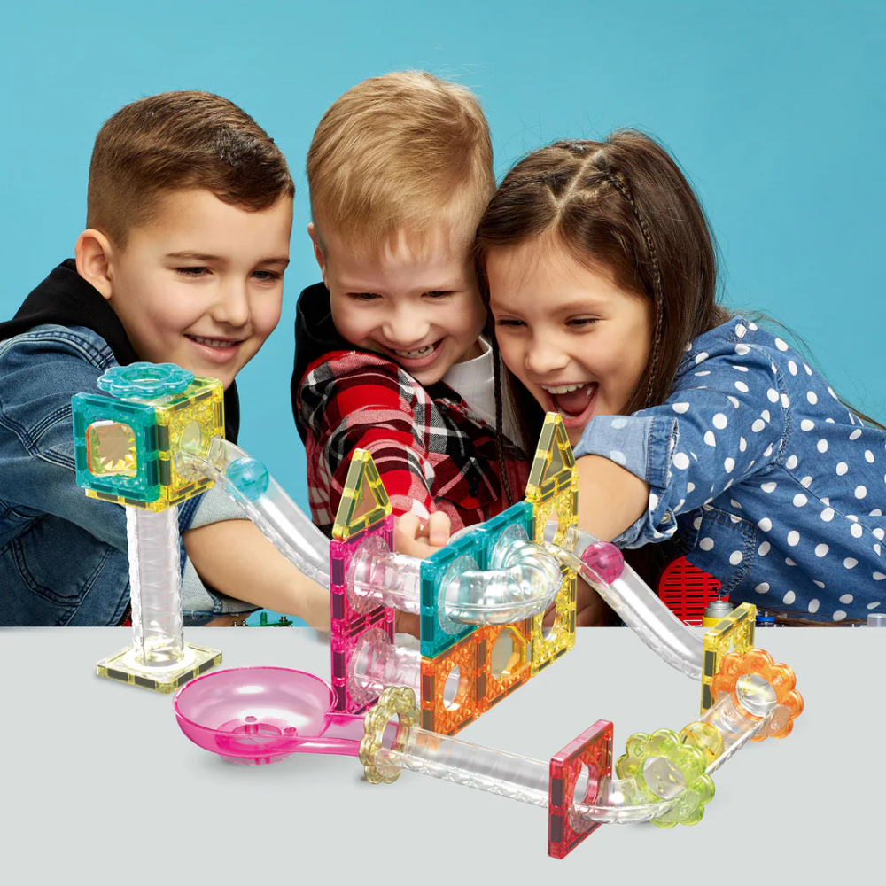 Picasso Tiles | Marble Run Azulejos Magnéticos 45 pc