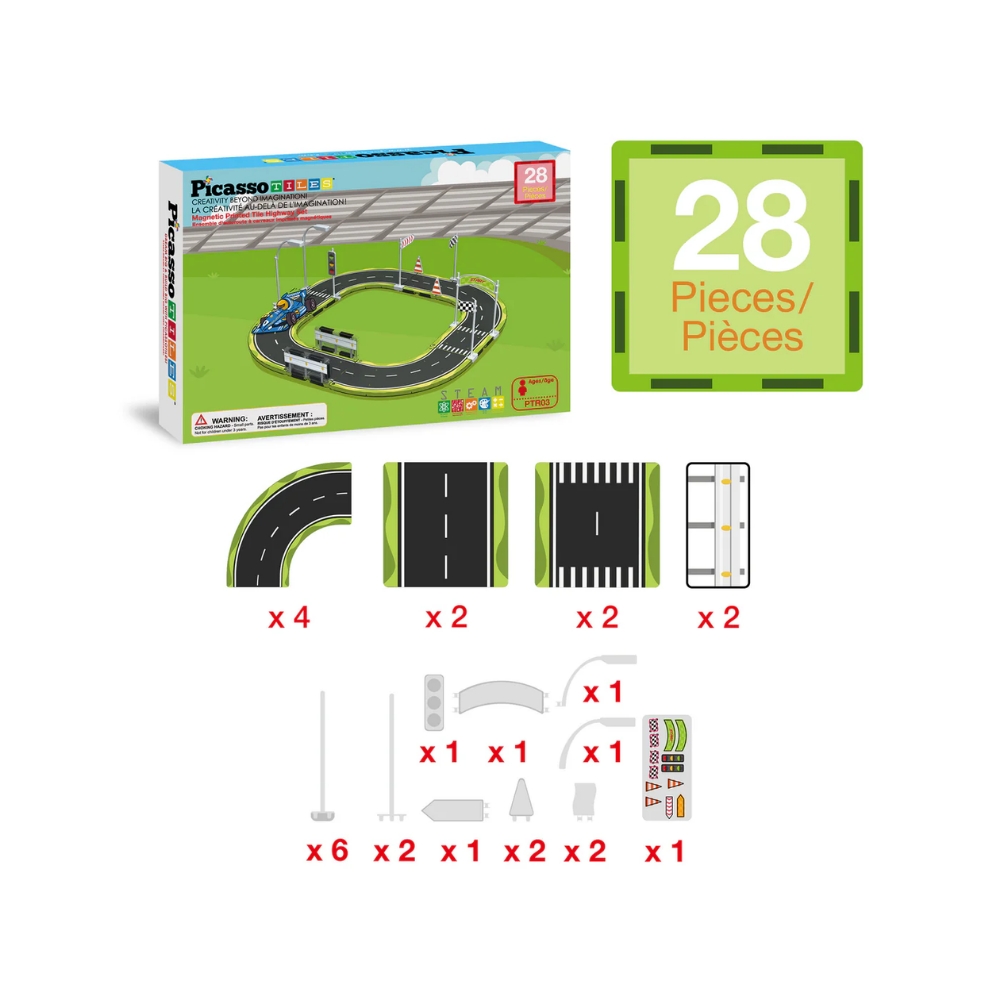 Picasso Tiles | Juego de Construir Circuitos Magnéticos