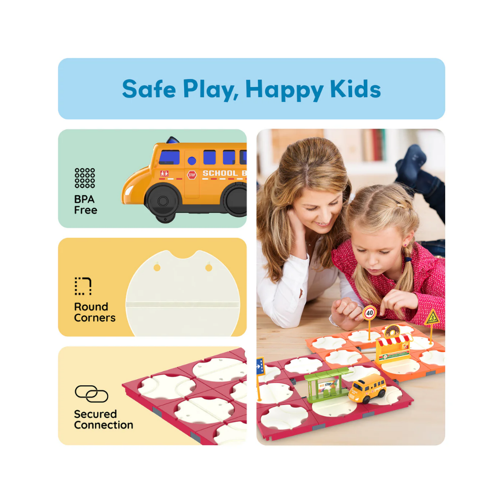 Picasso Tiles | Set de Bloques reversible para Pista de Carreras
