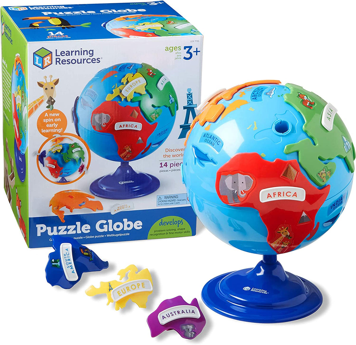 Learning | Globo Terráqueo de Rompecabezas