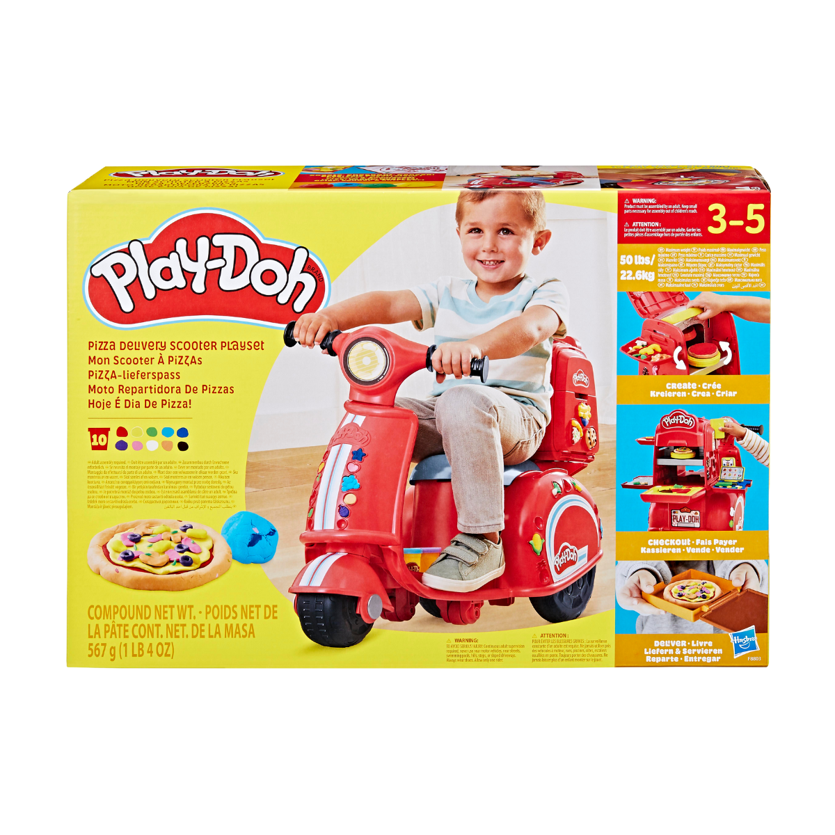 Play-Doh Moto Repartidora de Pizzas