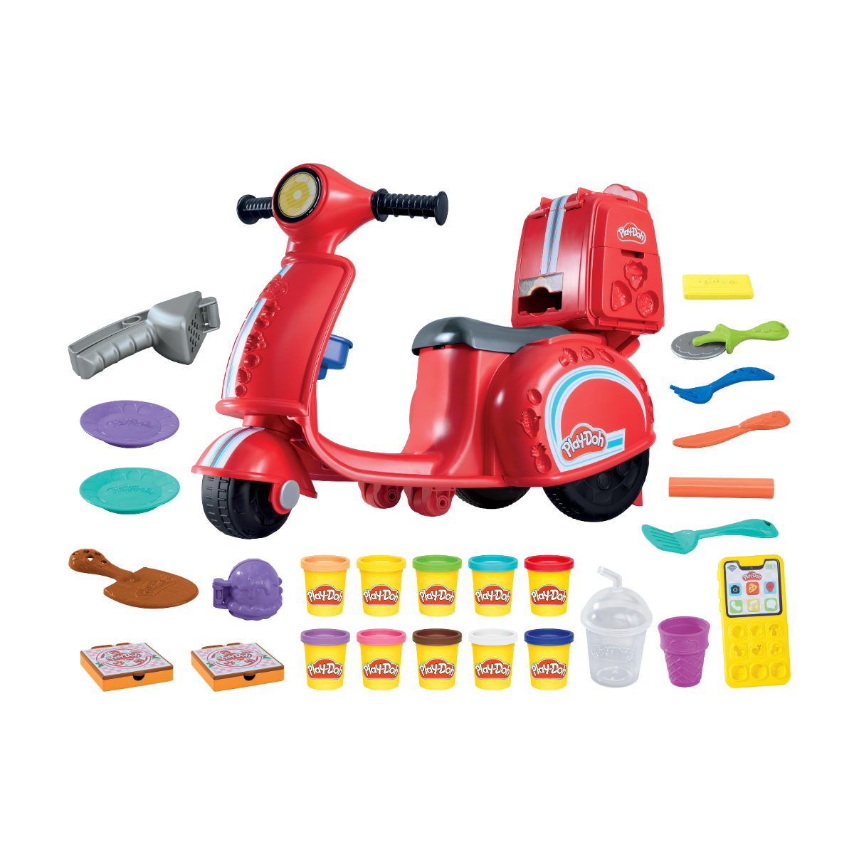 Play-Doh Moto Repartidora de Pizzas