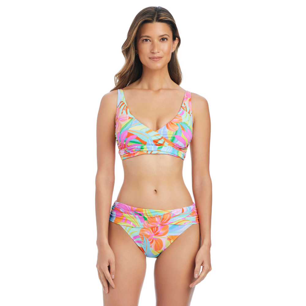 Vestido De Baño Halter Top Dama Bleu - vista frontal color Multi