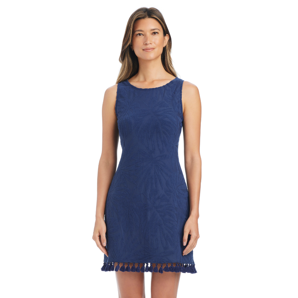 Vestido De Baño Tipo Tunic Dama Bleu Midnight - vista frontal color Midnight