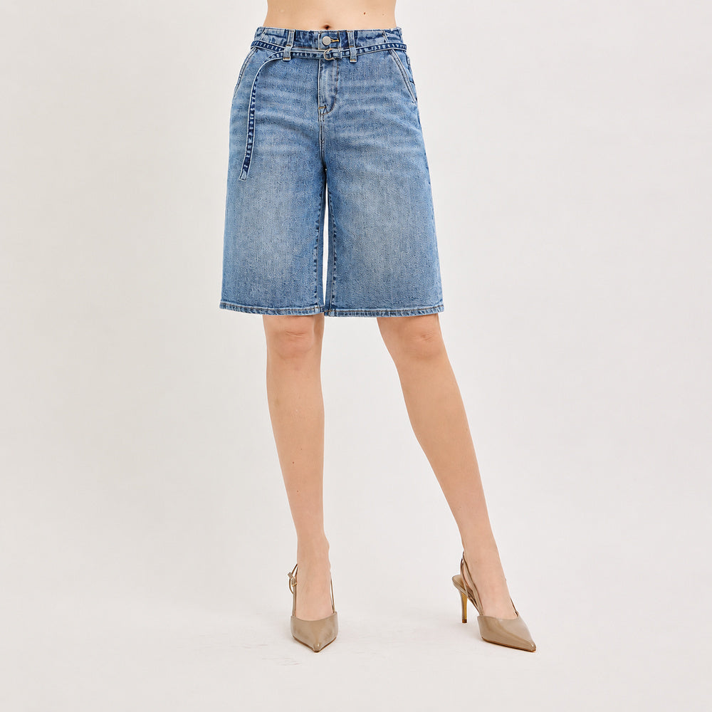 Jorts Holgados con Cinturón para Dama