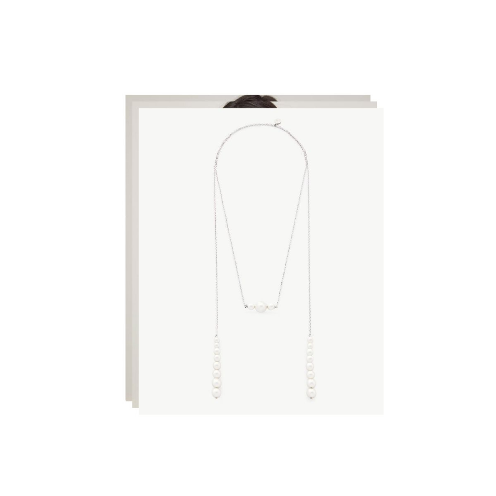 Majorica | Collar De Plata Largo