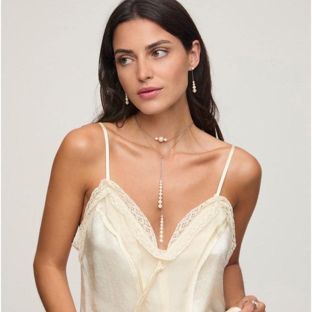 Majorica | Collar De Plata Largo
