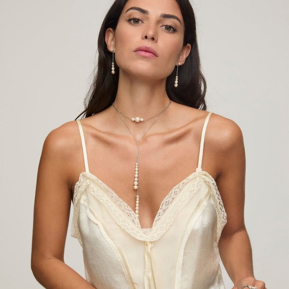 Majorica | Collar De Plata Largo